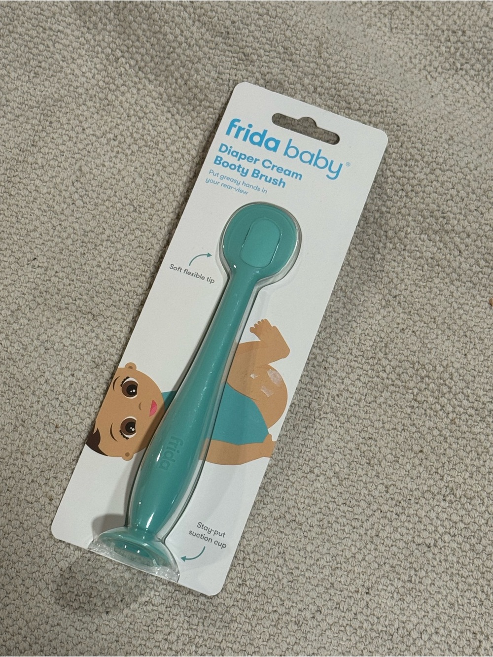 Frida Baby Teal Diaper Cream Booty Brush